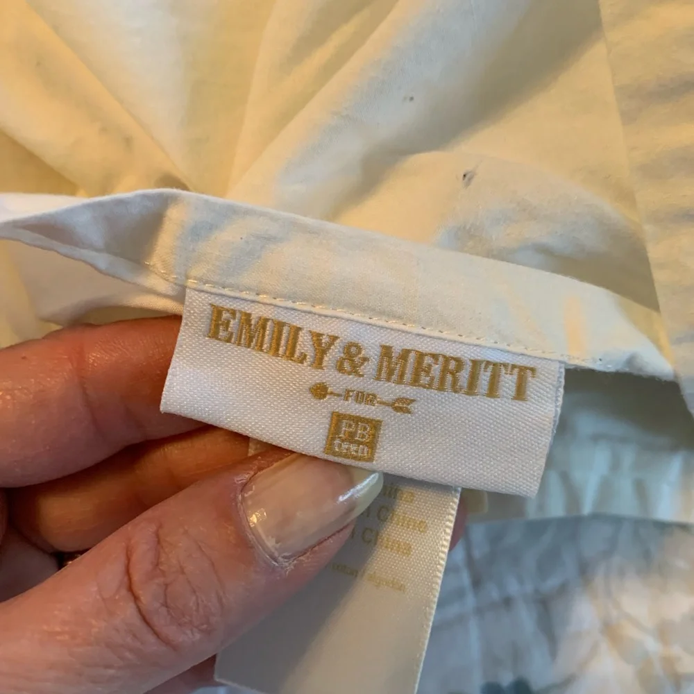 Pottery Barn Emily & Merritt  Euro sham